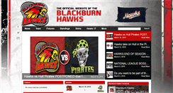 Desktop Screenshot of blackburnhawks.com